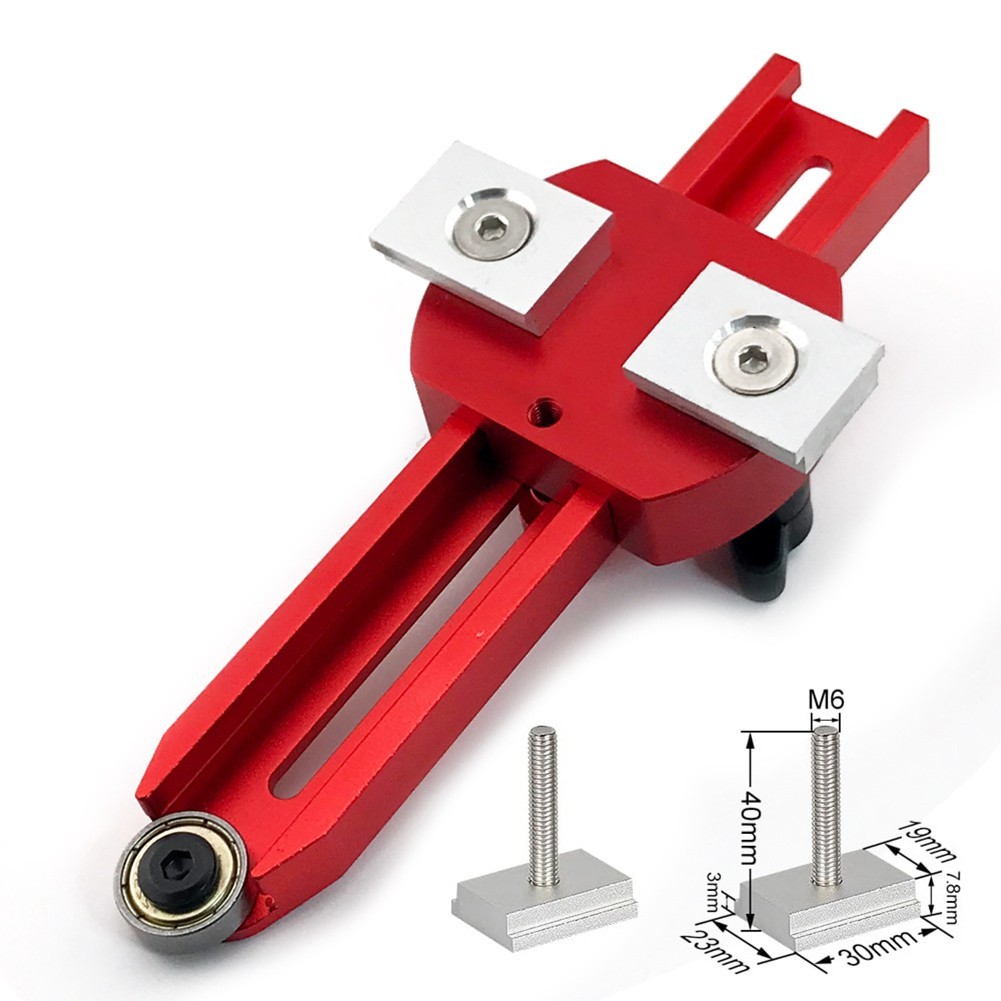 Thin Rip Tablesaw Jig Guide Repetitive แถบแคบตัดเข้ากันได้กับ T-Rails ...