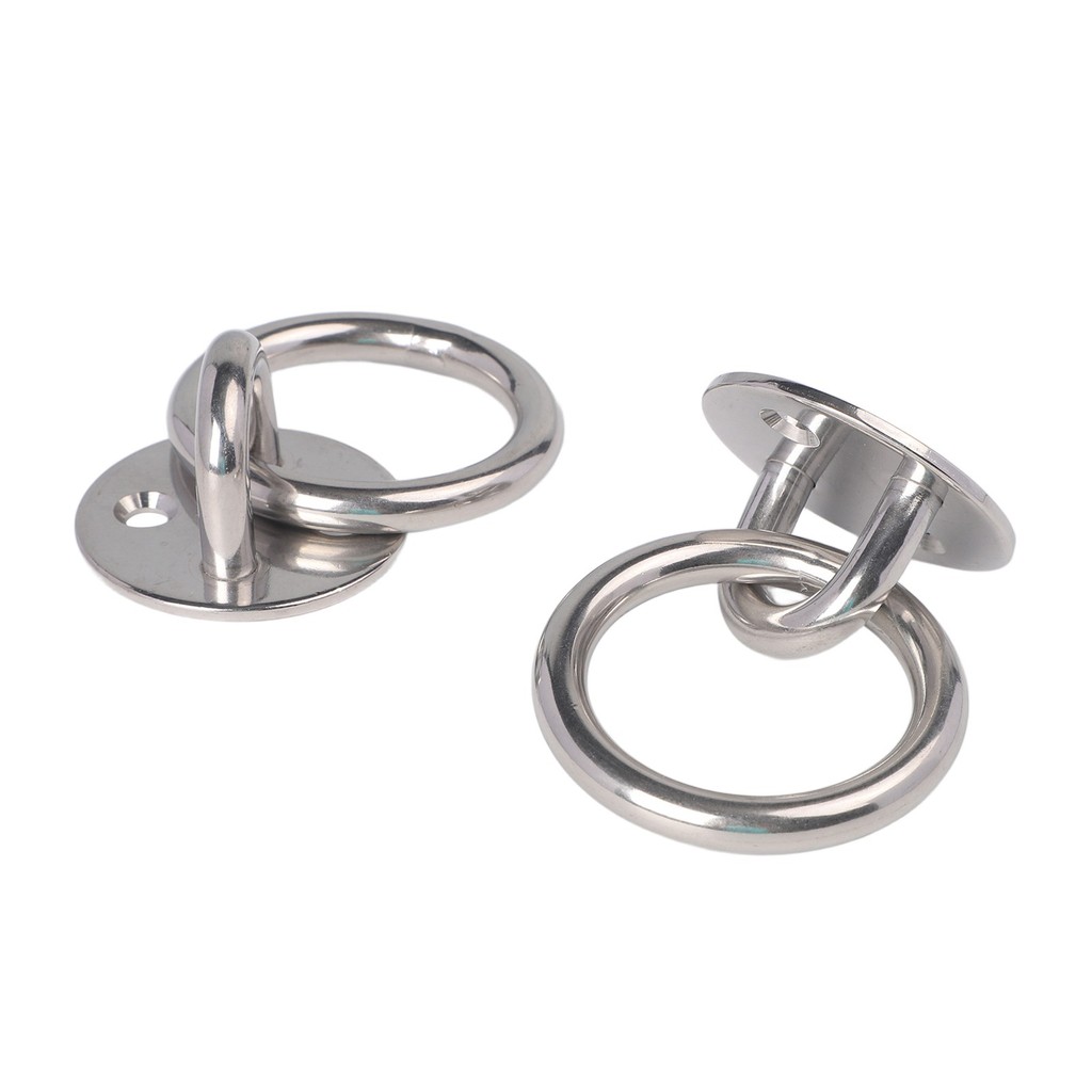 GRC2X Stainless Steel Marine Tie Down Anchors Eye Plates With Ring for ...