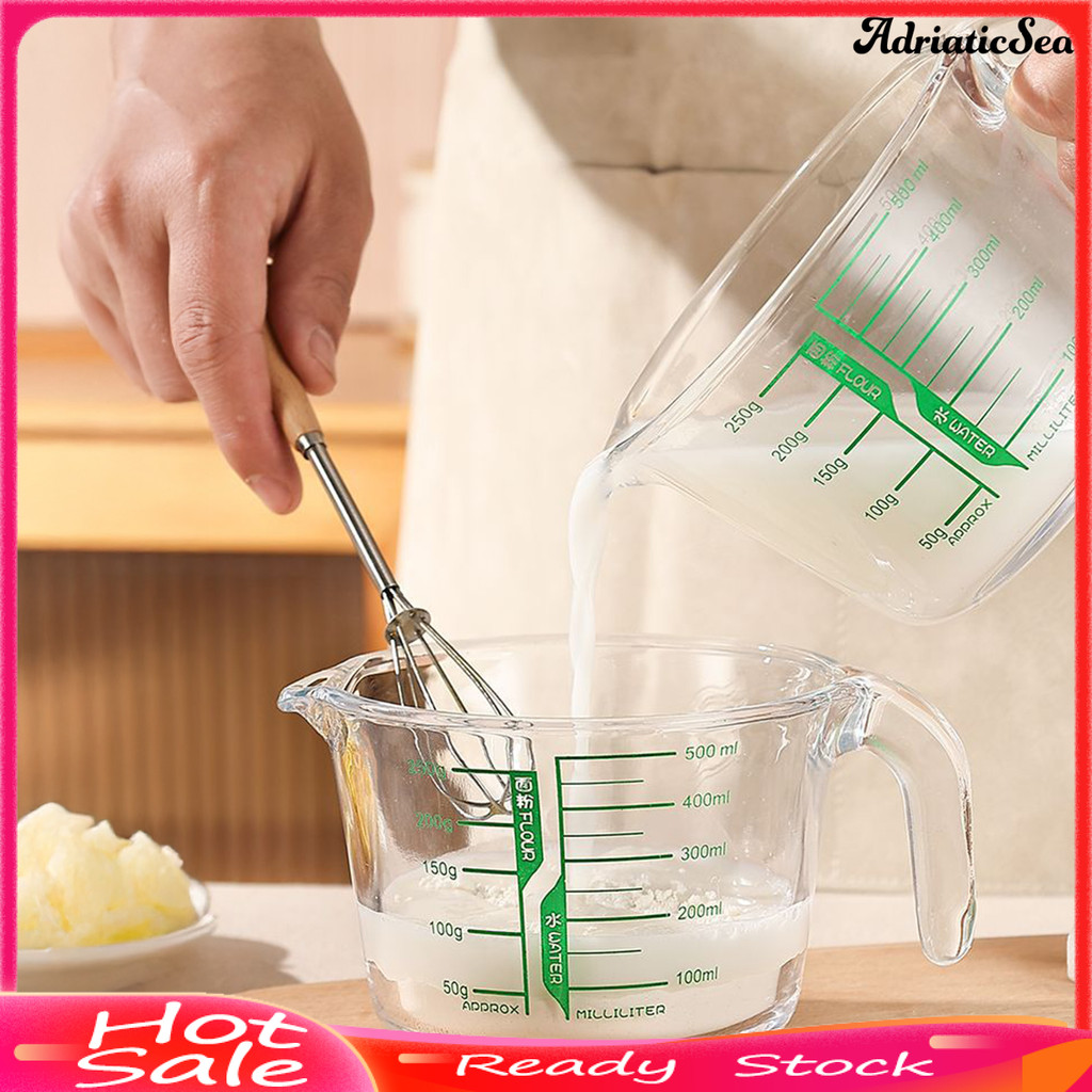 [COD] ถ้วยตวงแก้ว 500/1000 มล. เหยือกวัดทนความร้อนพร้อมพวยและ ...