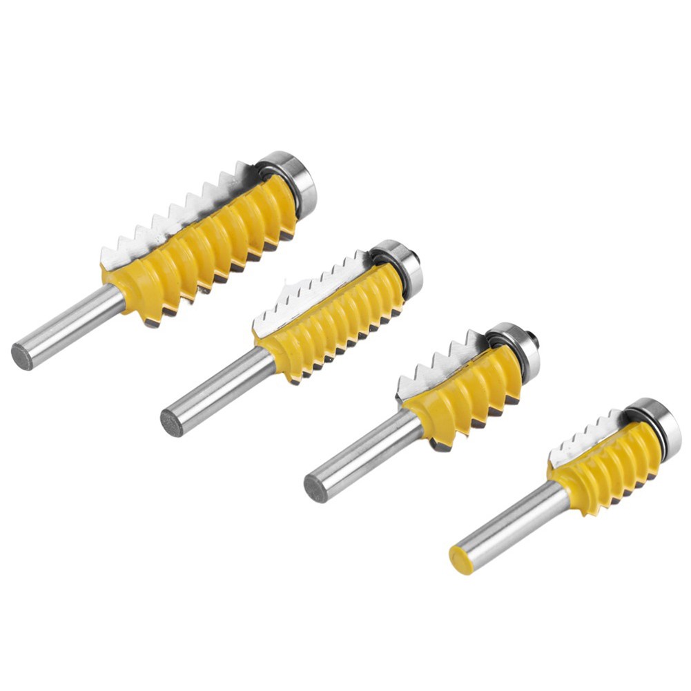 8mm Shank Milling Cutter Finger joint กาวยกแผง V joint Router Bit Tenon ...