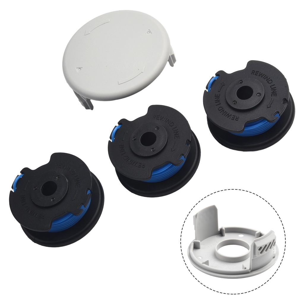 Spool Line + Cap เปลี่ยน AC14RL3A สําหรับเครื่องตัดหญ้าเครื่องตัดหญ้า ...