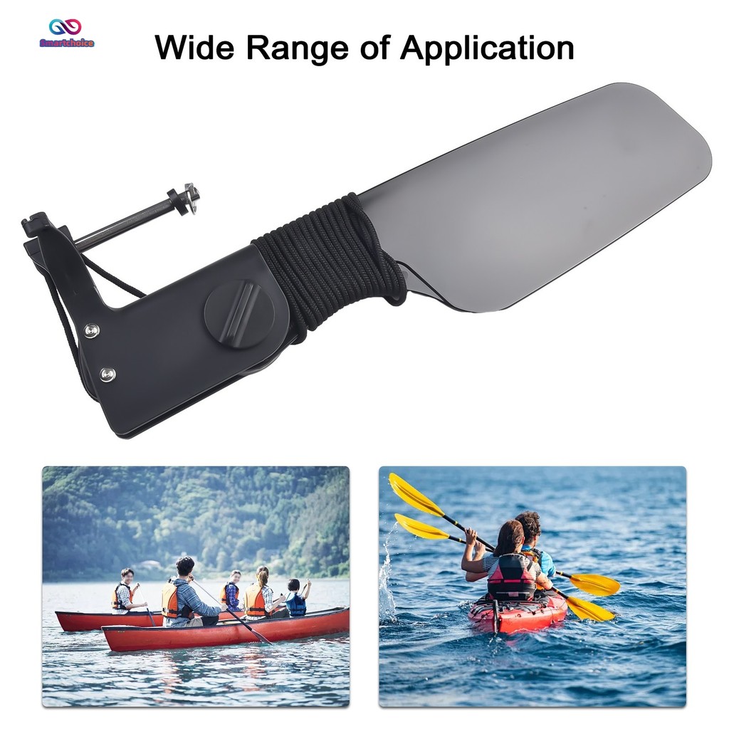 Kayak Canoe Boat Rudder With Pulley Fishing Boat Steering Control ...