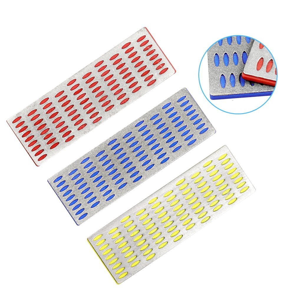 ⭐ การลดราคาครั้งใหญ่⭐ Sharpening Stone Hone Set Backing Whetstone Block ...