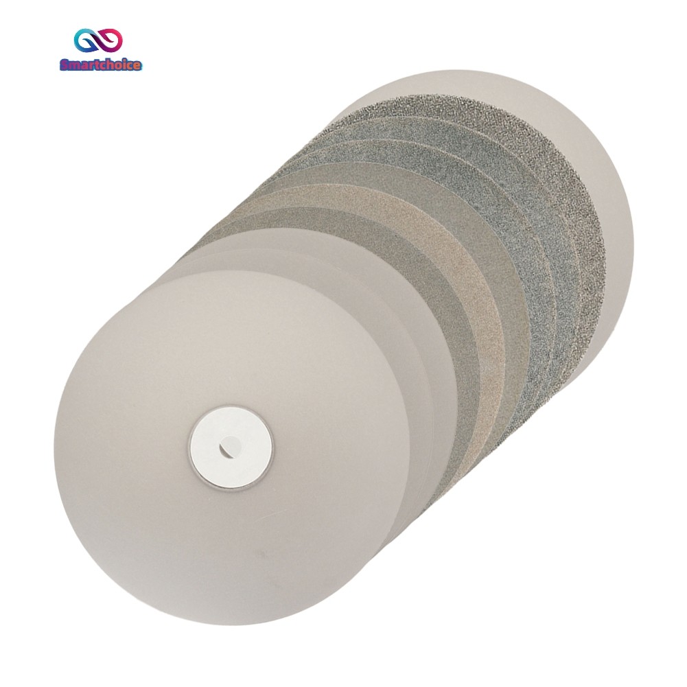 ⚡ทางเลือกอัจฉริยะ⚡8 นิ้ว 200 มม. เพชรเคลือบ Lapping Disc แบน Lap ล้อ ...