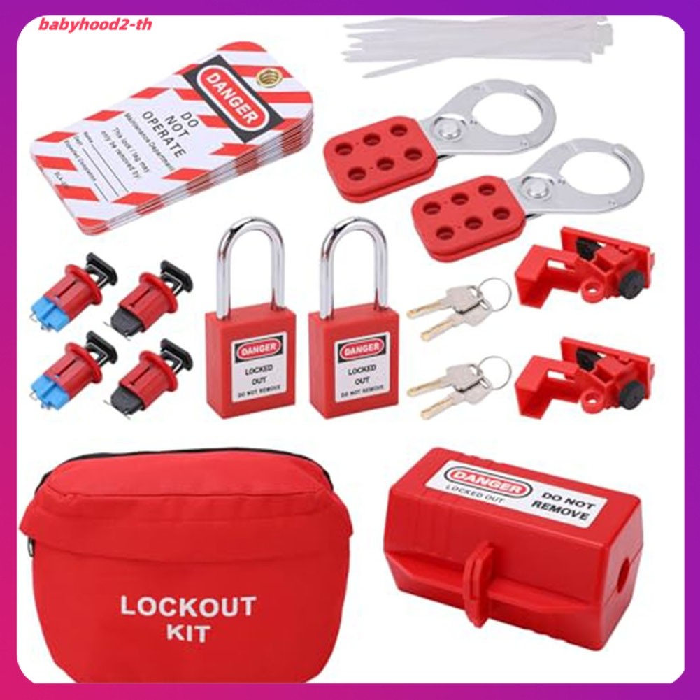 [XP]Ready Stock Lockout Tagout Kit กลุ่มไฟฟ้า Lockout Lotus Tag การ ...