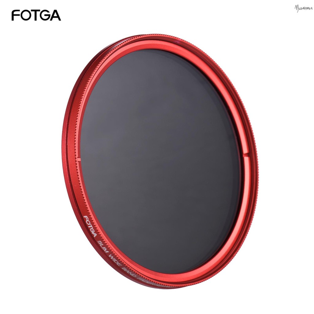 FOTGA Filtre ND Variable Slim Fader ND2 à ND400 - Filtre Densité Neutre Réglable 49mm Pour Appareil Photo