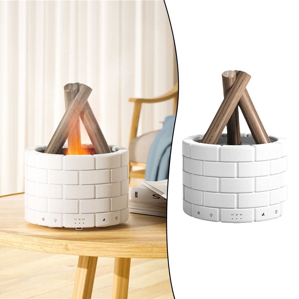 SWTDRM HotMini Campfire Aroma Diffuser: เครื่องทําความชื้น 250 มล. ...
