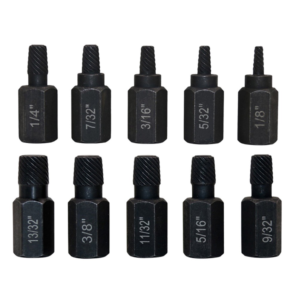 [LSAR] 10 ชิ้นสกรู Extractor เสียหายสกรู Remover Bolt Multi-Spline ...
