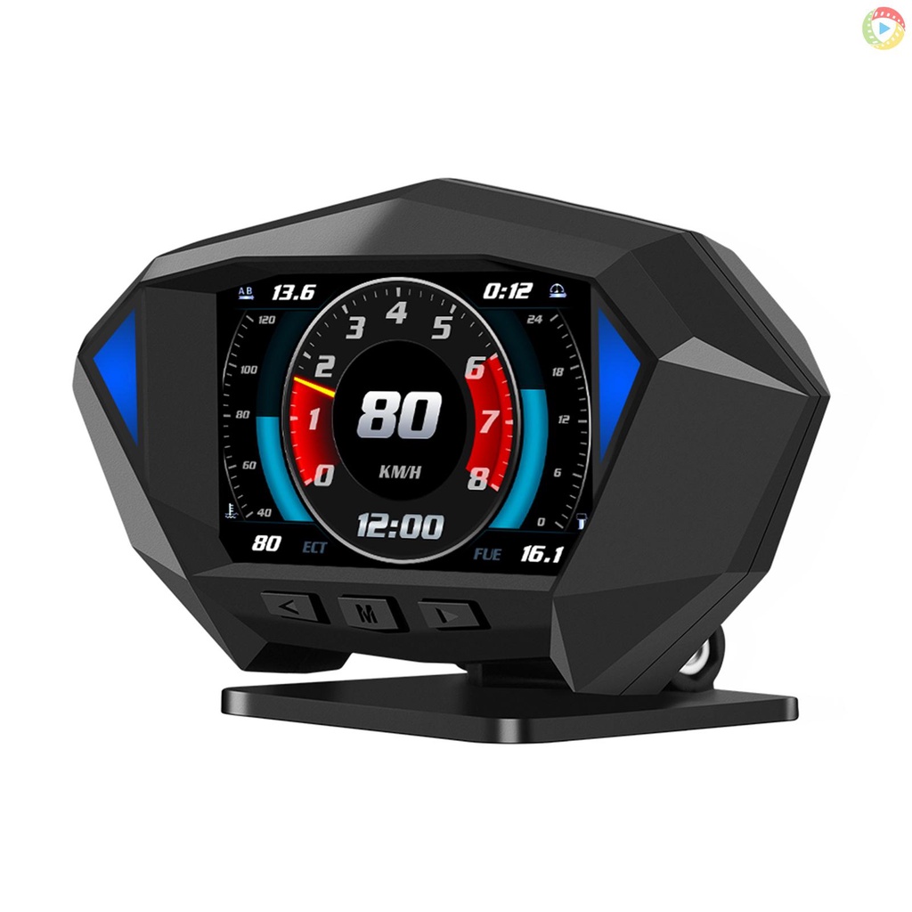 สมาร์ทรถ Inclinometer ระดับ Tilt Meter Digital Head Up Display GPS ...