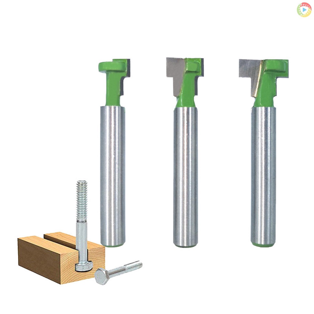 Router Bit Keyhole Router Bits ชุด 6.35 มม. (1/4 นิ้ว) Shank 5/16 3/8 ...