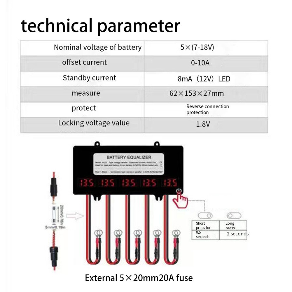 HA03 HC03 แบตเตอรี่ Balancer 60V แบตเตอรี่ Balancer แรงดันไฟฟ้า ...