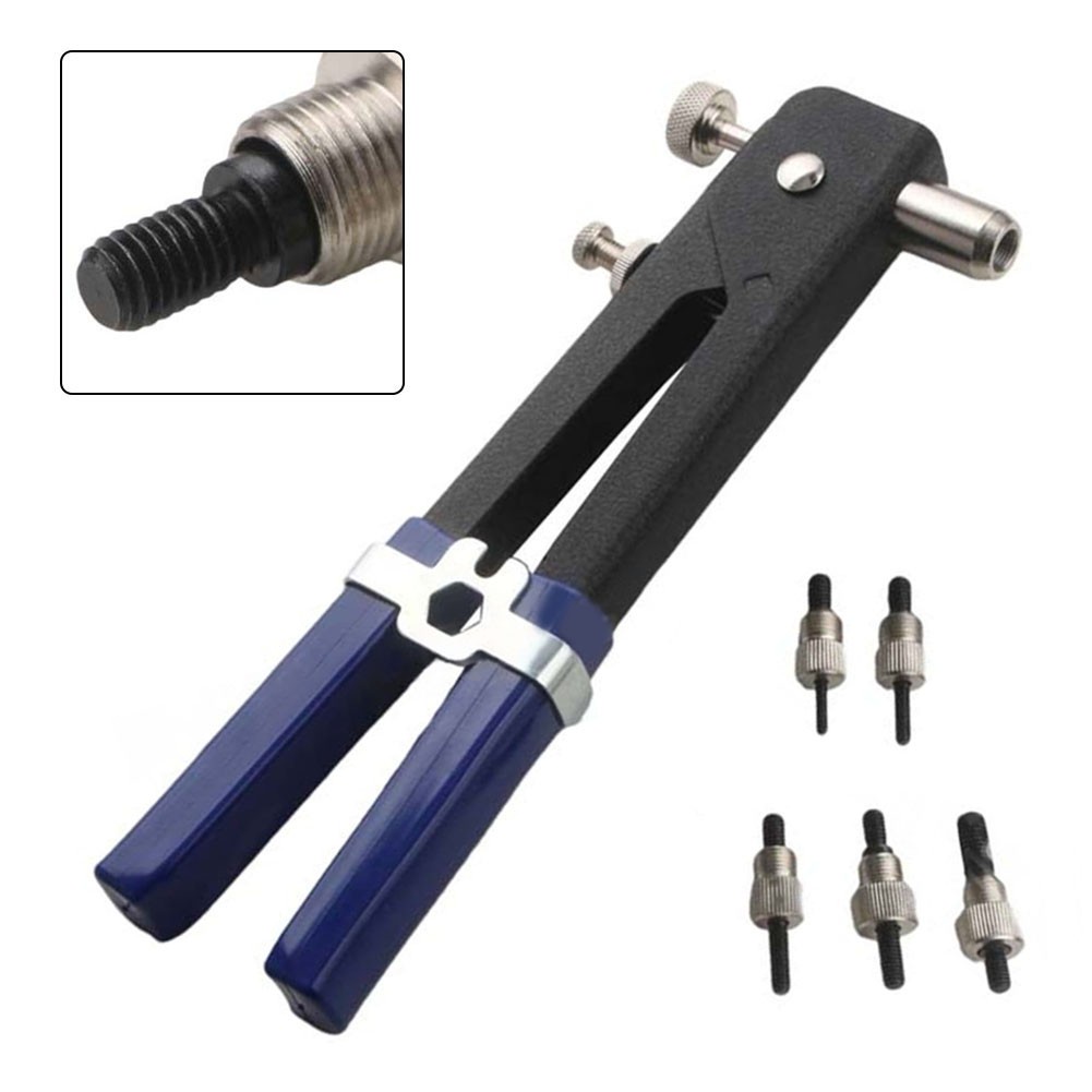 ⚡ทางเลือกอัจฉริยะ⚡Rivet Nut Hand Riveter ชุด M3/M4/M5/M6/M8 เกลียว ...