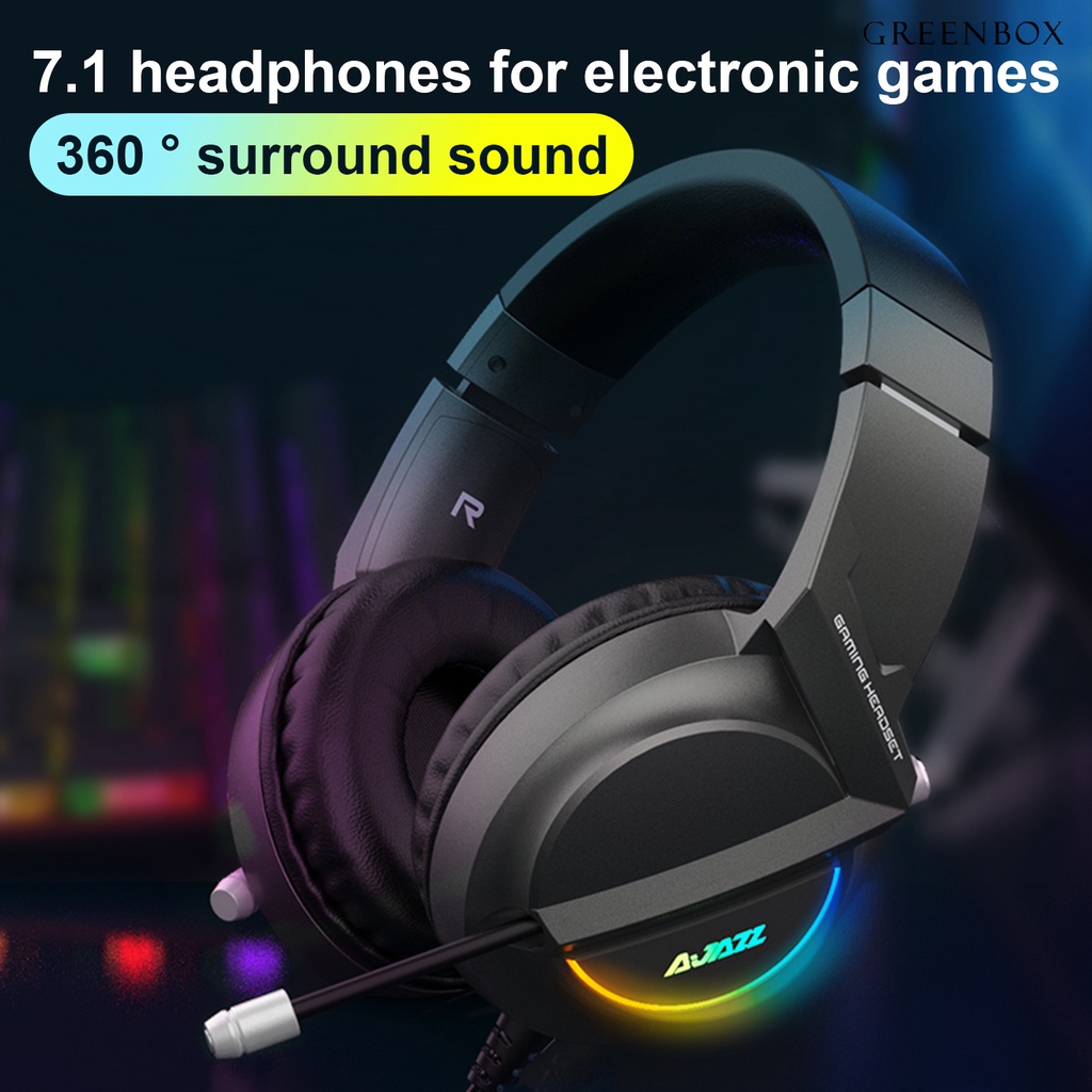 Greenbox AJAZZ AX365 หูฟังแบบมีสาย Over-ear ลดเสียงรบกวน Ergonomic USB ...