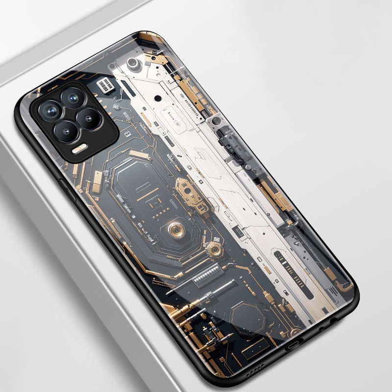 เคสสำหรับ Realme 8 5g 8s 5g 8 Pro เคสโทรศัพท์สร้างสรรค์เปลือกแก้วกัน 