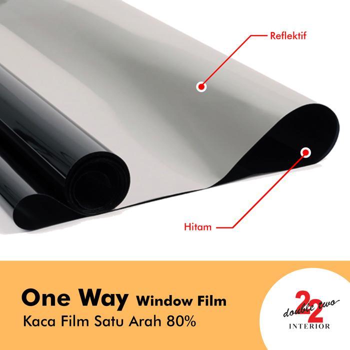 AMS - ฟิล์มติดกระจก ONE WAY 80% / ONE WAY Window Film (ต่อ 50 ซม. ...