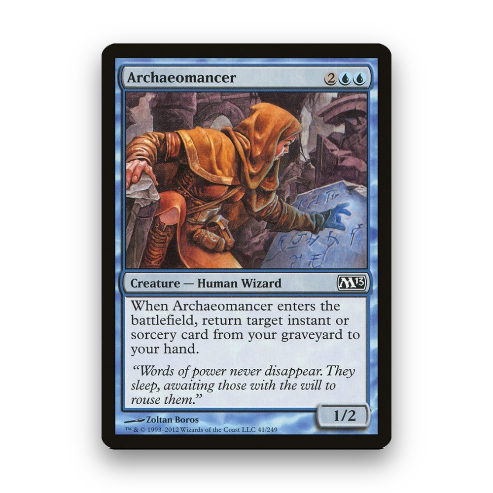 [MTG] Archaeomancer (#41) [M13] [BLUE] [COMMON] | Magic the Gathering ...
