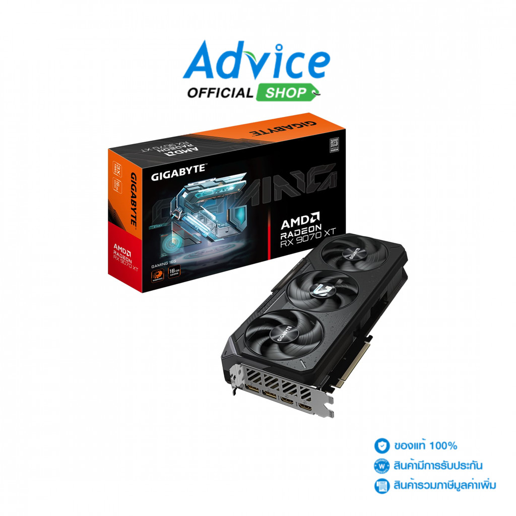 GIGABYTE VGA RADEON RX 9070XT GAMING - 16GB GDDR6 - A0175786 | Shopee ...