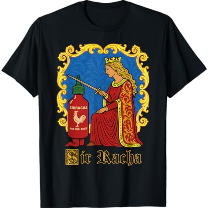 Sir Raja Pun Design For Foodies, คนรักซอสรสเผ็ด, เสื้อยืด Meme | Shopee ...