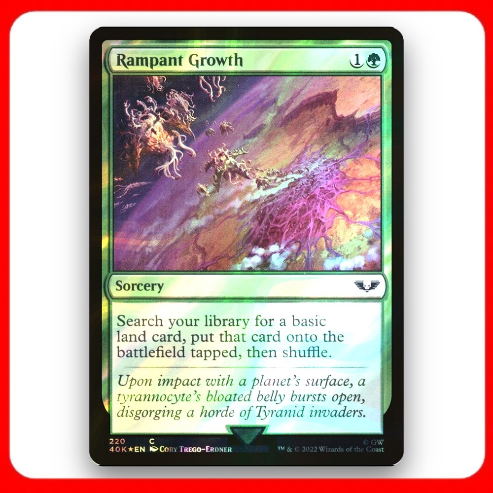 mtg cards like rampant growth by the numbers Then shuffle your library. Rampant Growth (foil-etched)