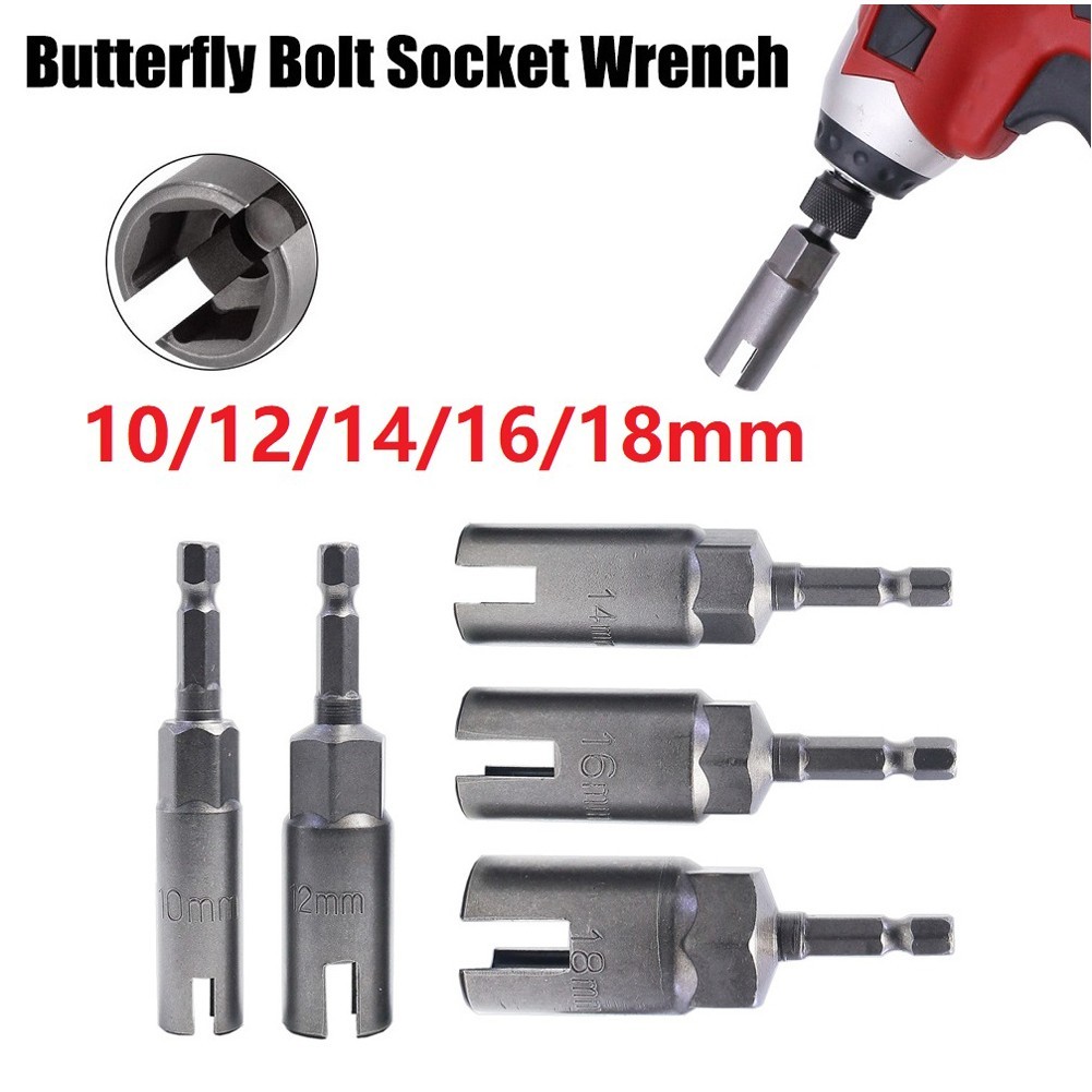 ⭐สต็อกพร้อม⭐ ลดล้างสต๊อก Driver Slot Butterfly Bolt Socket Sleeve ประแจ ...