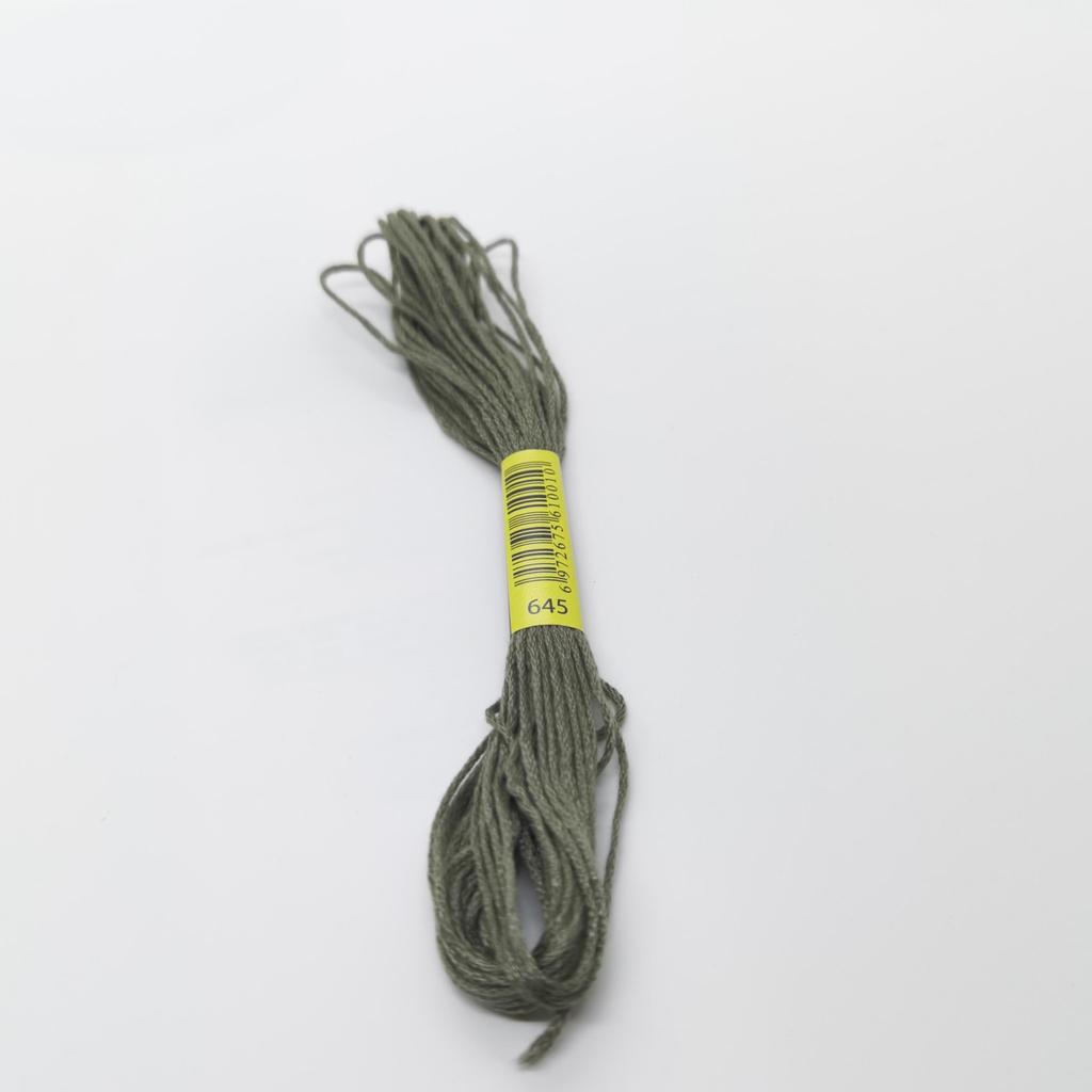 10 Skeins DMC สี 645 Beaver สีเทา - ด้ายสีเข้มมาก Cross Stitch เย็บปัก ...
