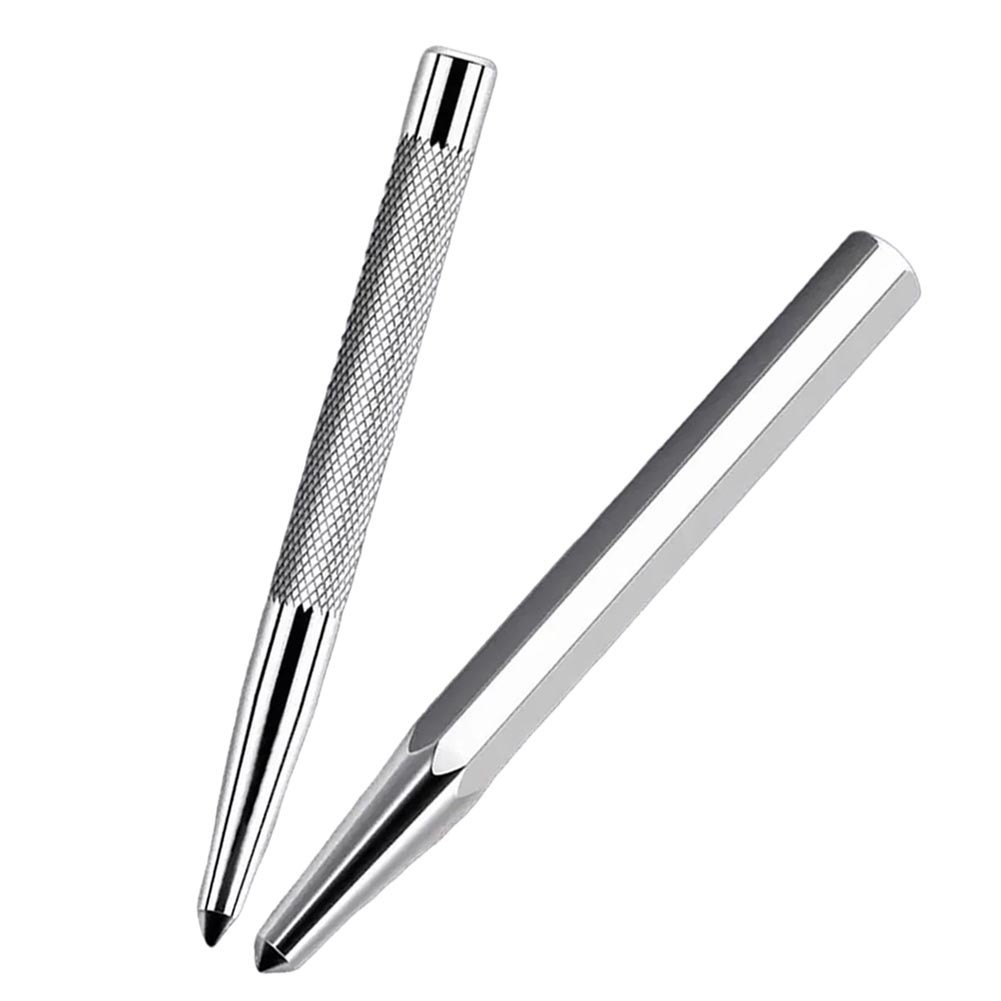 กาว. 2 ชิ้น Center Punch Locator Fitter Chisel Point Punch Locator เจาะ ...