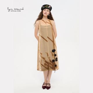 Lyn Around - Đầm dài tới đầu gối in họa tiết vải cheer, bộ sưu tập Bloom in Shade & Shadow (A26FGWA001) [MSS]