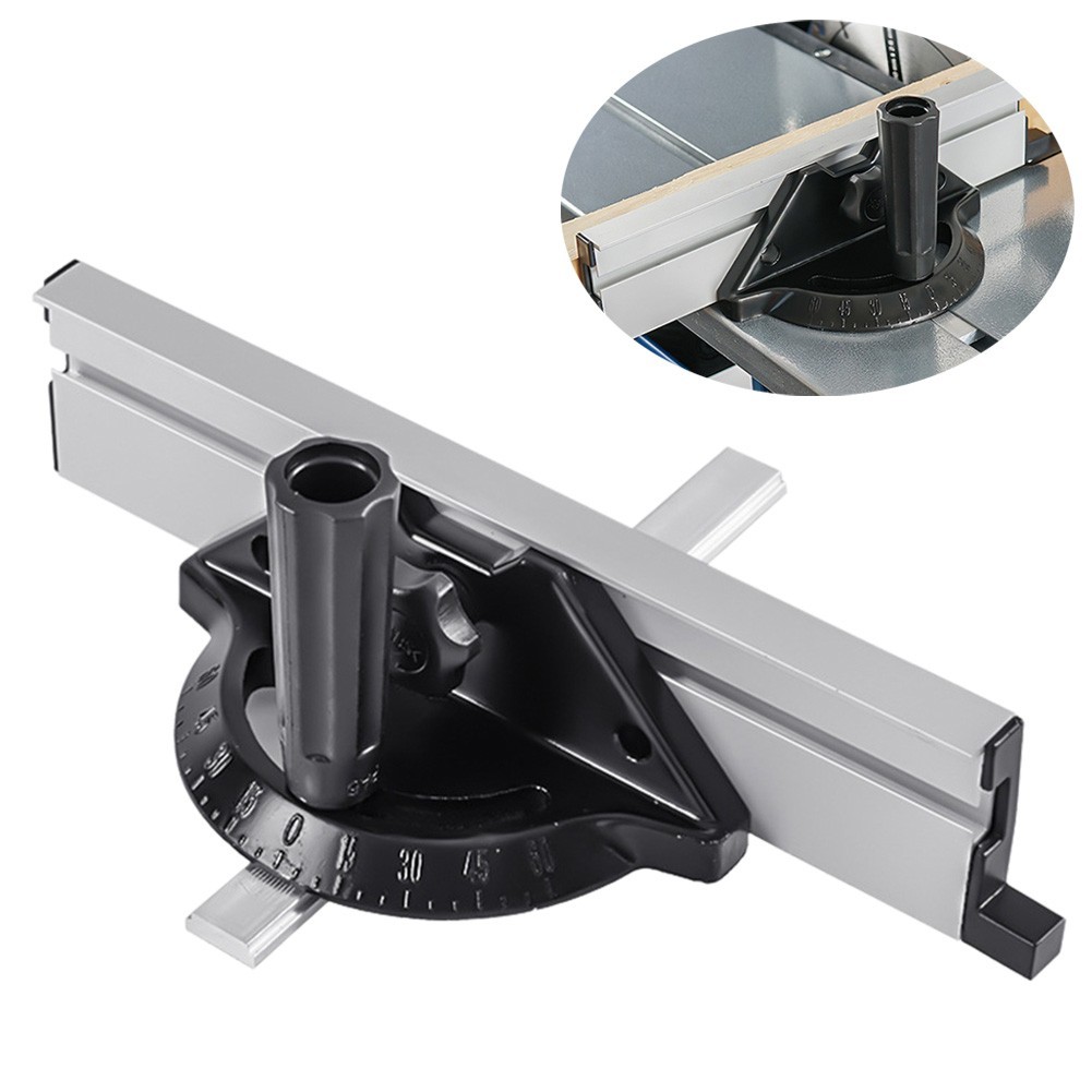 LALAngle Plate Ruler สําหรับโต๊ะเลื่อย Push Block รั้วปรับ Miter Gauge ...