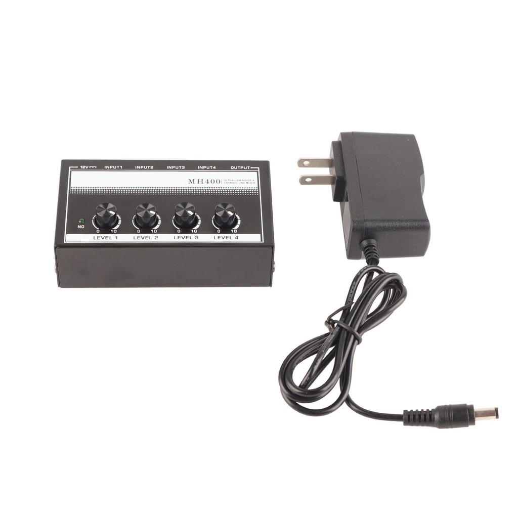 Radith 4-Channel Line Mixer Mini โลหะ Ultra Low Noise Hub ไมโครโฟน ...