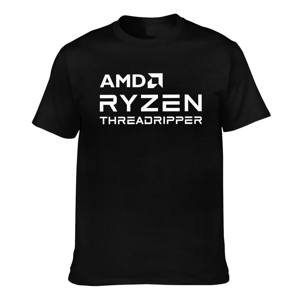 คุณภาพดี Amd Ryzen Threadripper Logo Mens Cool T-Shirt | Shopee Thailand