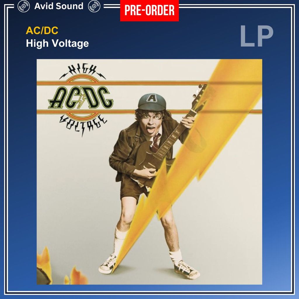 Pre-Order แผ่นเสียง AC/DC High Voltage (50th Anniversary) ใหม่ ซีล AC ...