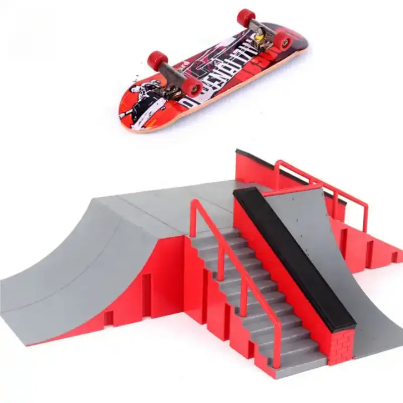 Mini Finger Skateboards Kit สําหรับ Fingerboards Park Finger ฉากสเก็ต ...