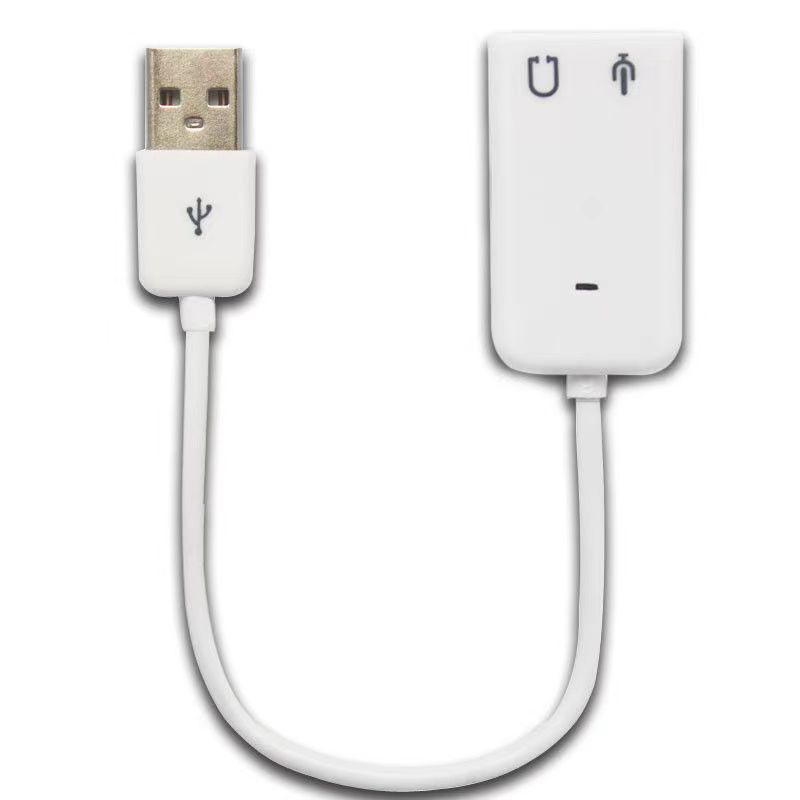 อะแดปเตอร์เสียง USB ใหม่ การ์ดเสียงภายนอก พร้อมแจ็คหูฟัง 3.5 มม. และไมโครโฟน สำหรับ Windows, Mac, Linux, PC, Laptop