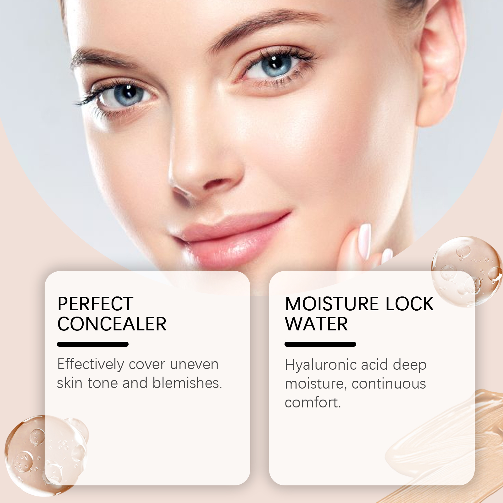 รองพื้นหน้า 20g - เครื่องสำอางแต่งหน้า - แท่งรองพื้นพร้อมแปรงขนละเอียด ...