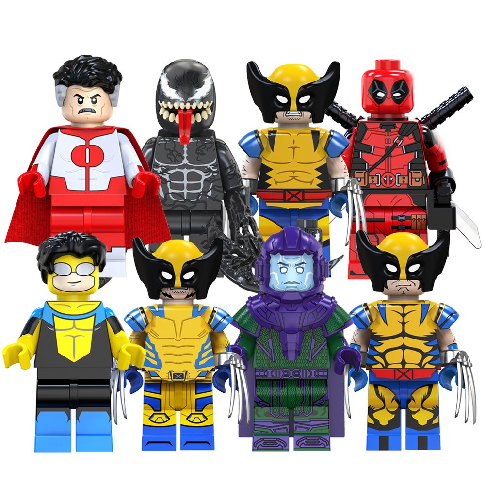 Tv6205 Super Heroes Wolf Man Invincible Omni Riot Conqueror Mini อิฐสระ ...