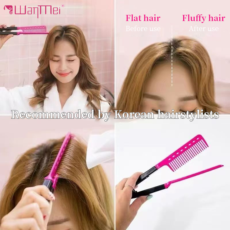 DIY หวีผมตรงสําหรับจัดแต่งทรงผมมืออาชีพและยืดผม | Shopee Thailand