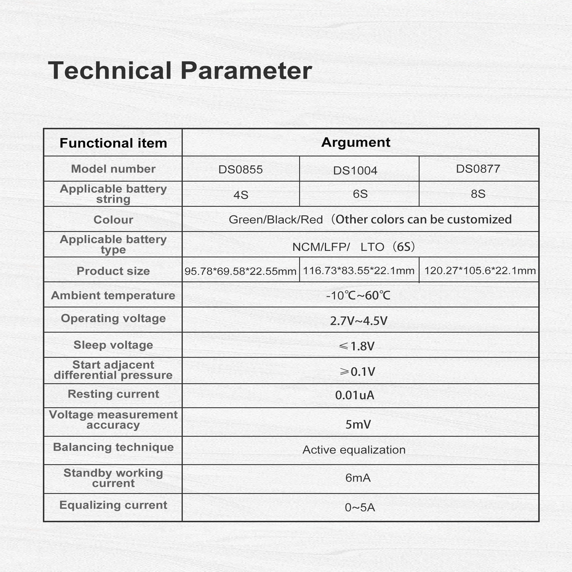 แบตเตอรี่ Active Balancer Heltecbms 5A Equalizer 4S-8S โมดูลจอแสดงผล ...