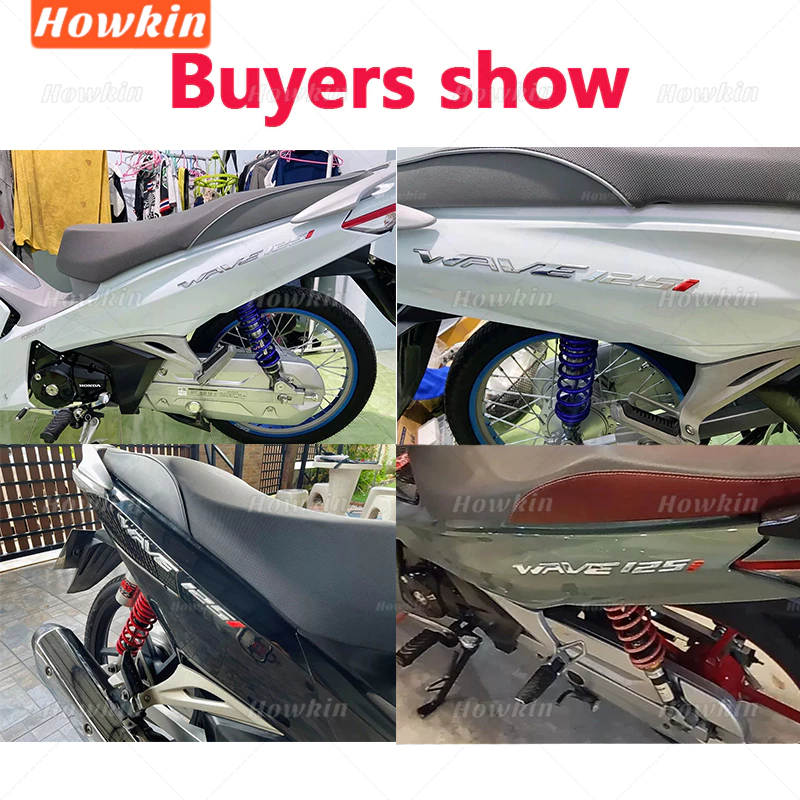 สติกเกอร์นุ่ม 3D สำหรับ Honda Wave 125i ติดรถจักรยานยนต์ รูปที่ 3