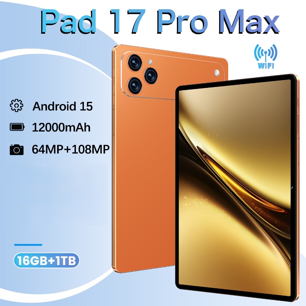 แท็บเล็ต Android Pad 17 Pro Max 16GB 1TB แท็บเล็ตการเขียนสําหรับ