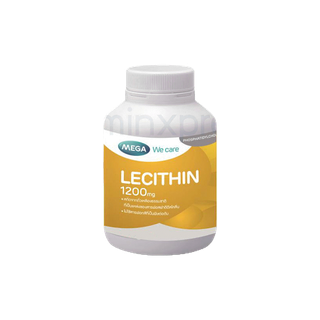 Mega we care Lecithin 1200mg 30 Capsules เมกก้า วี แคร์ เลซิติน 1200 มิลลิกรัม 30 แคปซูล 1 ขวด