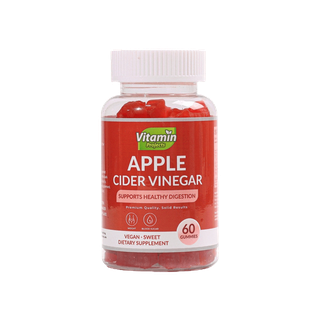 Vitamin Projects Apple Cider Gummies วิตามินแอปเปิ้ลไซเดอร์ [ขวดแดง] [60 เม็ด/กระปุก] [1 กระปุก] วิตามินควบคุมน้ำหนัก