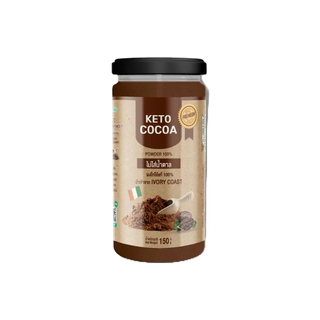 ผงโกโก้คีโตเข้มข้นแท้ 100% Keto Dark Cocoa Powder ❌ ไร้แป้ง ❌ ไร้น้ำตาล นำเข้าจากแอฟริกา Xongdur ซองเดอร์ [228-150]