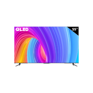 ใหม่ TCL ทีวี 55 นิ้ว QLED 4K Google TV รุ่น 55T6G ระบบปฏิบัติการ Google& Youtube & MEMC - WiFi, Game Bar, Dolby Vision
