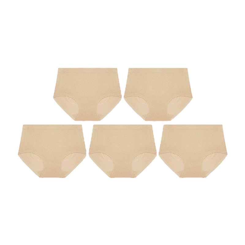 Sabina กางเกงชั้นใน (Set 5 ชิ้น) Seamless Fit รุ่น Panty Zone รหัส SUZ3502C3 สีเนื้อเข้ม