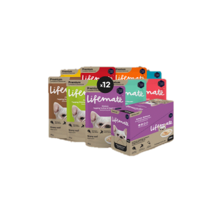 LIFEMATE Dog Wet Food อาหารเปียกสุนัข 1 กล่อง (12ซอง)