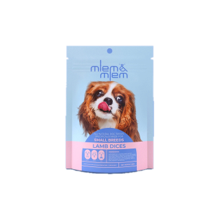 MLEMandMLEM Lamb Dices for Small Breeds เมลมแอนด์เมลม แลมบ์ไดซ์ ขนมสุนัข,ขนมหมา สำหรับสุนัขพันธุ์เล็ก