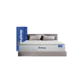 SleepHappy ที่นอนพ็อกเก็ตสปริง+ยางพาราธรรมชาติแท้ เสริม Pillow top รุ่น Ecstasy หนา 12 นิ้ว ขนาด 3.5, 5, 6 ฟุต