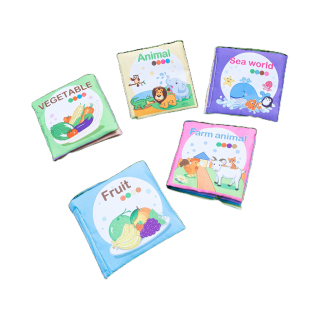 🇹🇭 หนังสือผ้ากรอบแกรบ ซักได้ เล่มเล็ก หนังสือผ้าเสริมพัฒนาการเด็ก หนังสือผ้าสำหรับเด็กเล็ก ของเล่นหนังสือผ้า