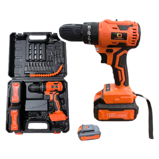สว่านแบตกระแทก ONSEN 128V (ตัวสีส้ม) มอเตอร์บรัสเลส (brushless motor)