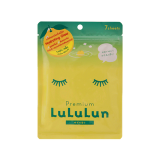 (ซอง 7 แผ่น) LuLuLun Premium Yuzu Face Mask ลูลูลูน แผ่นมาสก์หน้า สูตรผิวชุ่มชื้น แลดูกระจ่างใส ลดเลือนจุดด่างดำ ด้วยยูสุเซราไมด์